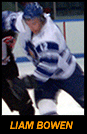 One of the few bright spots for the Waxers on this dreary night was the play of Liam Bowen.