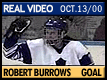 Robert Burrows scores midway through the first to put the Waxers in front 1-0!