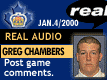 Jan. 4/2000: Greg Chambers postgame
