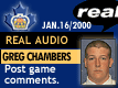 Jan. 16/2000: Greg Chambers postgame