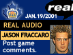 Jan. 19/01: Jason Fraccaro postgame comments