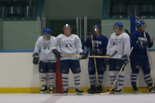 Waxers at practice on November 17/98