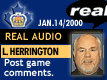 Jan. 14/2000: GM Larry Herrington postgame