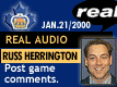 Jan. 21/2000: Head Coach Russ Herrington postgame