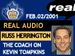 Feb. 2/01: Russ Herrington shares thoughts on Kevin Tompkins