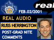 Feb. 02/01: Russ Herrington after Grad Night