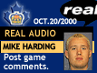 Oct. 20/2000: Mike Harding postgame