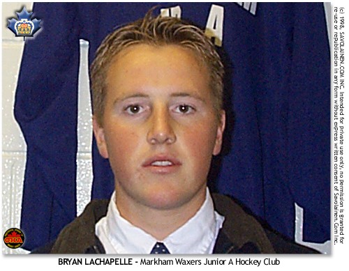 Bryan Lachapelle, Markham Waxers