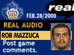 Feb. 28/2000: Playoffs 2000 - Game 3: Rob Mazzuca postgame