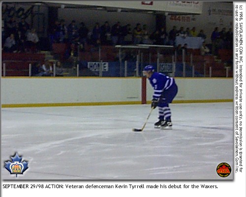 Kevin Tyrrell in his debut for the Blue and White.