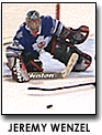 Jeremy Wenzel had an outstanding game but the Waxers were shutout 3-0 by the Vipers.