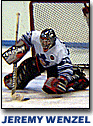 Jeremy Wenzel turned aside 51 shots to lead the Waxers to victory.