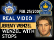 Feb. 25/2000: Playoffs 2000: Game 1: Jeremy Wenzel with a kick save and a leaping snare.
