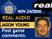 Nov. 24/2000: Jason Young postgame comments