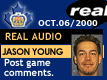 Oct. 6/2000: Jason Young postgame comments
