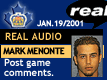Jan. 19/01: Mark Menonte postgame comments