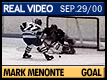 Mark Menonte's 5th of the year ices the shutout win over the Vipers!