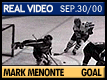 Mark Menonte scores his 6th of the year, 5-2 Waxers!