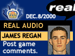Dec. 8/2000: James Regan postgame