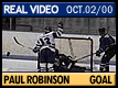 Paul Robinson's first of the night put the Waxers in front 2-1!