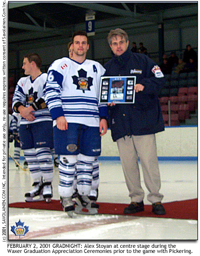 Alex Stoyan at Graduation Appreciation Night