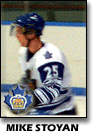 Mike Stoyan had a solid game on the blueline for the Waxers despite the 5-3 loss.