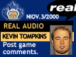 Nov. 3/2000: Kevin Tompkins postgame comments