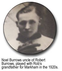 Noel Burrows uncle of Robert Burrows