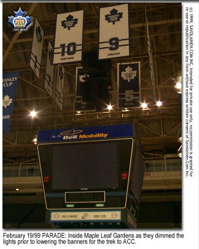 Some of the honoured players numbers were hanging high at MLG