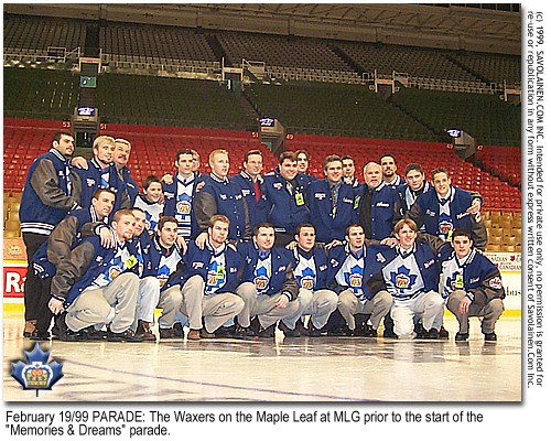 Waxers at centre ice, Maple Leaf Gardens