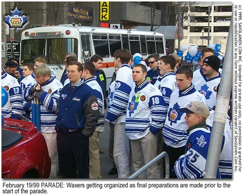 Parade preparations