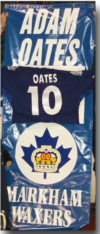 Banner honouring Adam Oates unveiled January 29th