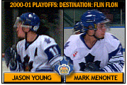 Jason Young and Mark Menonte had outstanding performances in the strangest game you ever have seen.